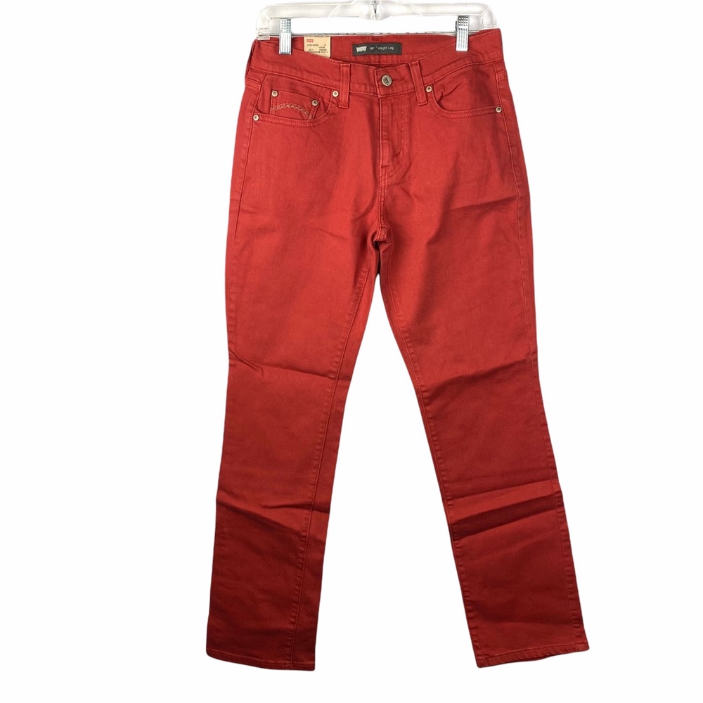 Levi's 505 Rust Straight Leg Jeans Size 4